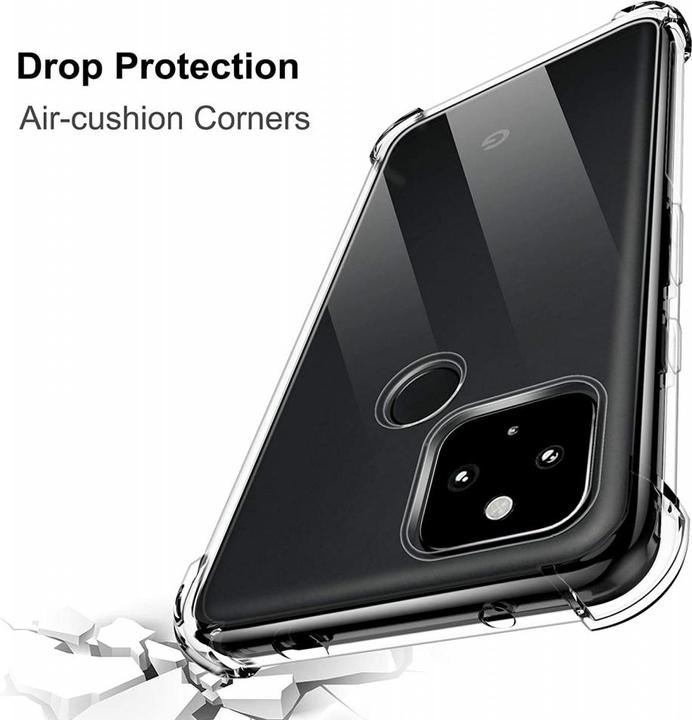 Immagine prodotto Screenguard Google Pixel 4a Cover Cristallo Morbido Airbag Paraurti (Google Pixel 4a)