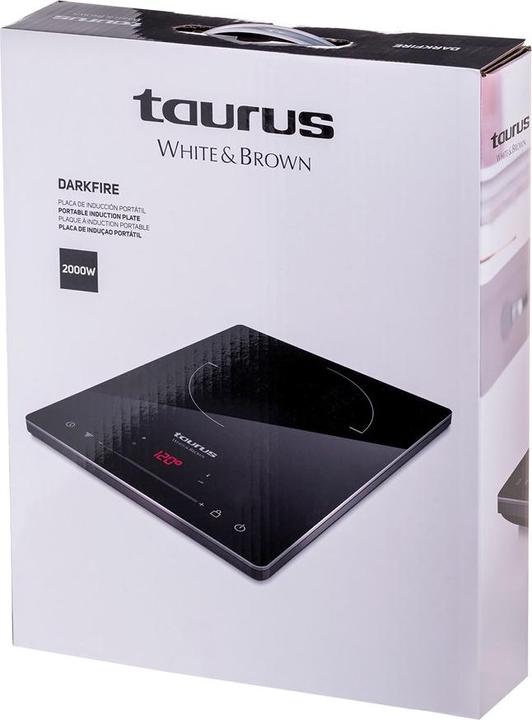 Actual product image Taurus RECHAUD INDUCTION WHITE&BROWN DARKFIRE 974670000