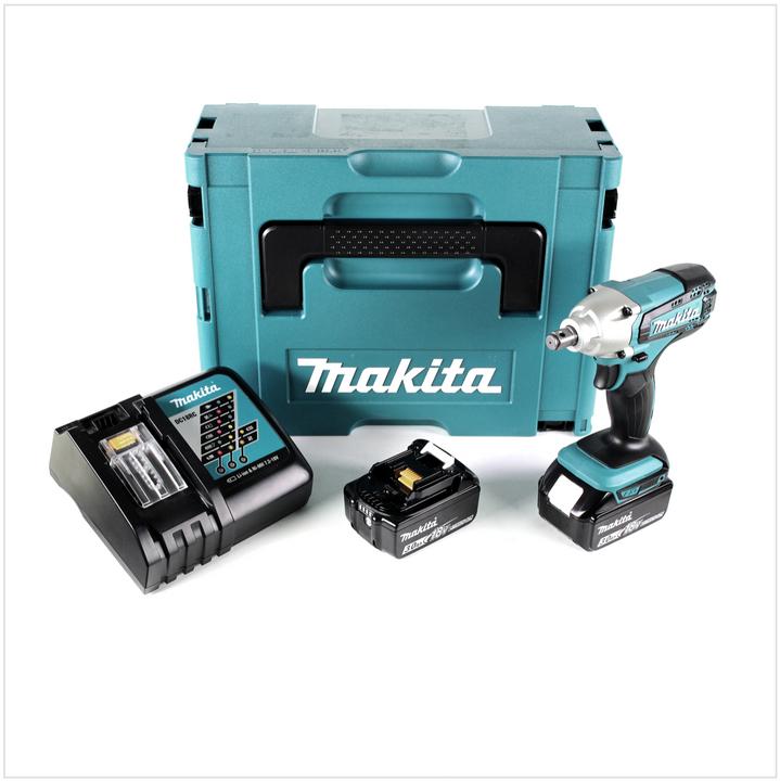 Immagine prodotto Makita DTW 190 RFJ 18V Avvitatore ad impulsi a batteria in valigetta Makpac + 2x Batterie BL 1830 3 (Batteria ricaricabile)