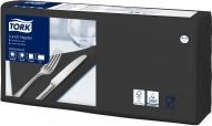 Produktbild Tork 33x33 cm, 1/4 Falz, schwarz, Packung à 200 Stück (200 x, 33 x 33 cm)