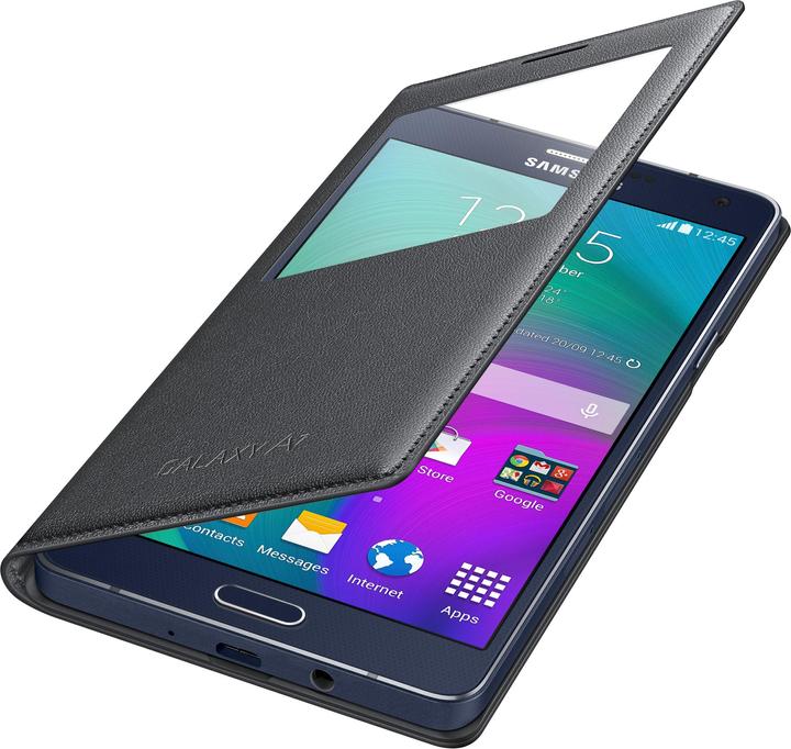 Actual product image Samsung Flip S-View EF-CA700BC Galaxy A7 black (Samsung Galaxy A7)