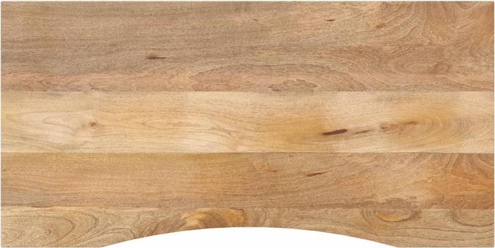 Produktbild VidaXL Schreibtischplatte Tischplatte Holzplatte mit Aussparung Massivholz Mango (110 x 50 x 2.5 cm)