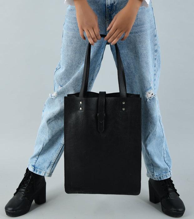 Produktbild Only-Bags.Store Ebenholz Elegance Leder Tote