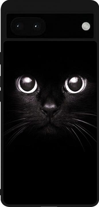 Immagine prodotto PhoneLook Coque Silicone rigide noir Occhi di gatto (Google Pixel 6a)