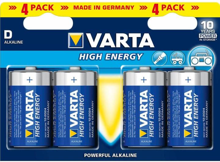 Actual product image Varta long-life power (4 pcs., D, 16500 mAh)