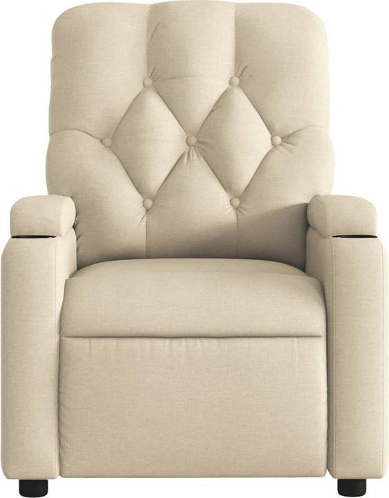 Produktbild VidaXL Massagesessel Creme Stoff,Farbe: Creme,Material: Stoff (100