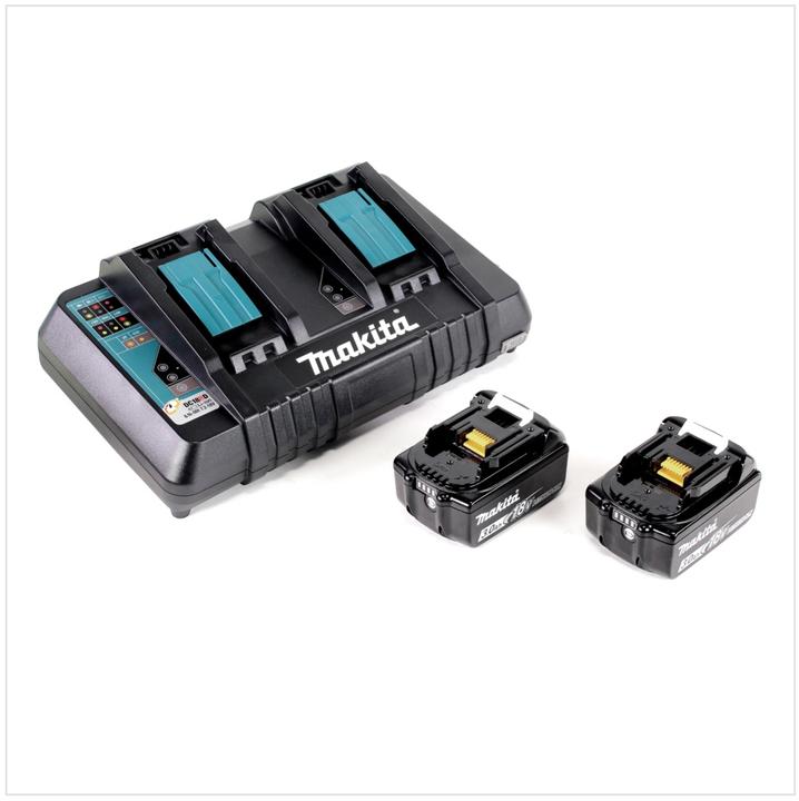 Actual product image Makita DUC 353 PF2 Elettrosega a batteria 36V ( 2x18V ) Brushless / 35 cm + 2x battery 3,0 Ah + (Battery chain saw)