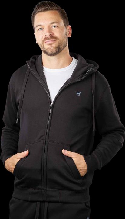 Produktbild G-Star Sweatjacke Sportlich Bequem sitzend Premium core hdd zip sw l/s (L)
