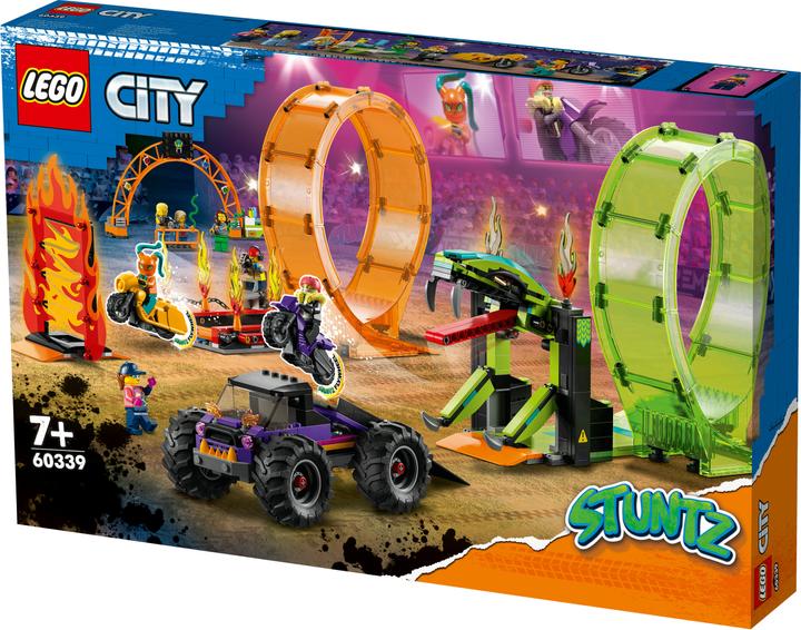 Actual product image LEGO Stunt show double looping (60339, LEGO City)