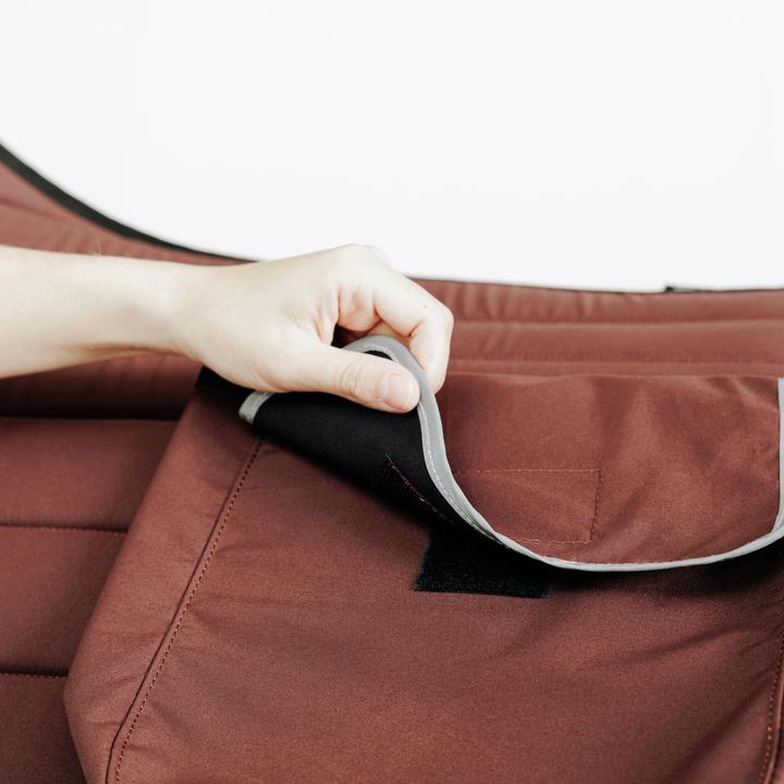 Produktbild Fouganza Schabracke Wanderreiten mit Tasche braun