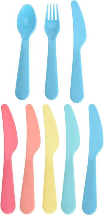 Actual product image Colour cutlery set, 18-piece.