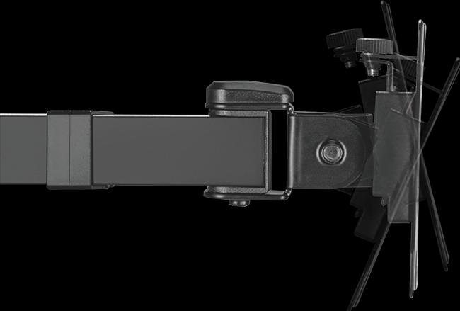 Produktbild LogiLink 2-Fach Monitorhalterung 17 - 32"Ärmlaenge verstellbar (Tisch, 32")