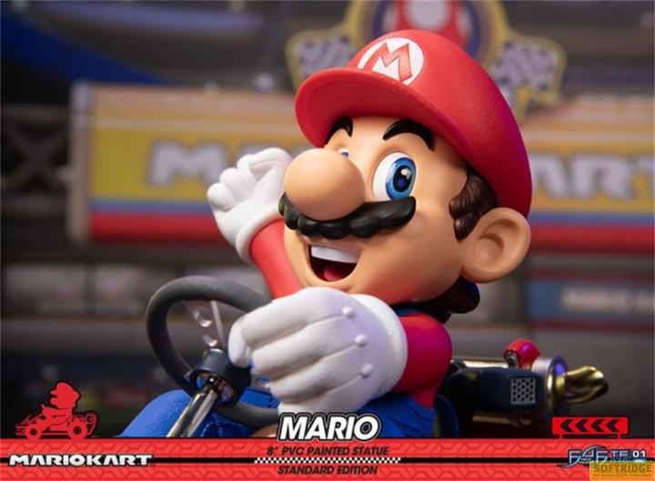 Image du produit First 4 Figures Mario Kart Statue PVC Mario - Édition standard