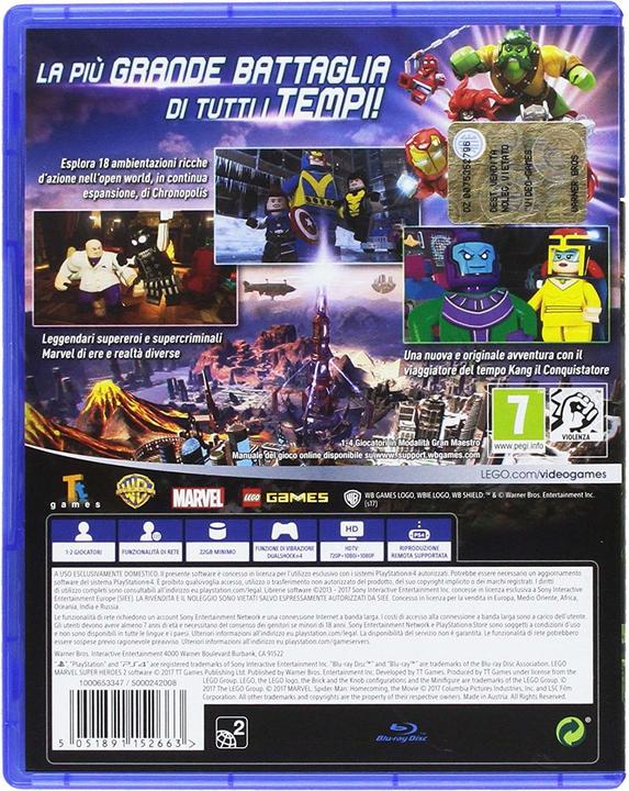 Actual product image WB Lego Marvel Super Heroes 2 (PS4, IT)