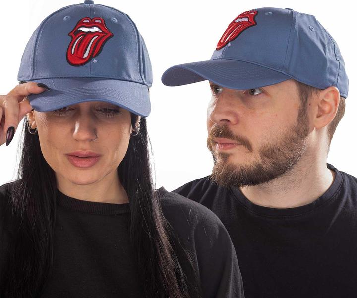 Produktbild The Rolling Stones RollingStones Classic Tongue Denim Baseball Cap