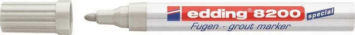 Edding Fugenmarker 8200 (Silber, Grau, 4 mm, 1 x)