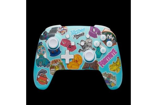 Image du produit PowerA Enhanced Wireless Controller - Fortnite Sticker Mania (Switch Lite, Switch OLED, Switch)