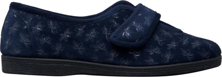 Actual product image Universal Textiles Ivy slippers with velcro fastening floral pattern (42)