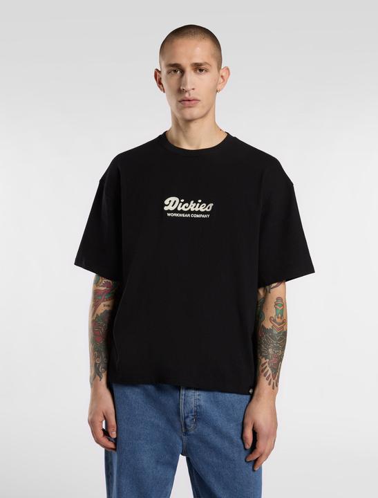 Actual product image Dickies Lewistown Embro Tee Black (XS)