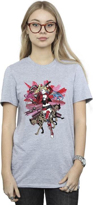 Immagine prodotto Maglietta da donna/ragazzo in cotone Harley Quinn Hyenas (XL)