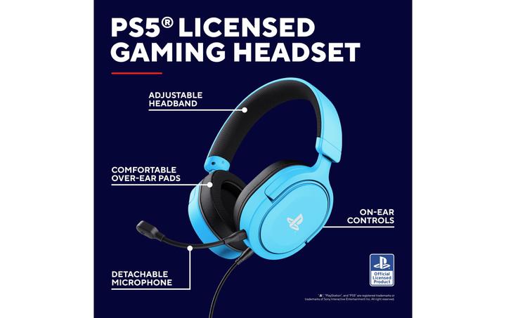 Immagine prodotto Trust GXT498B FORTA CUFFIE PS5 BLU (Cablato)