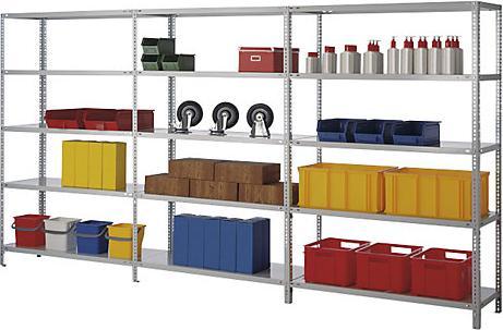 Immagine prodotto eurokraft pro Scaffale di stoccaggio imbullonato, RAL 7035, medio