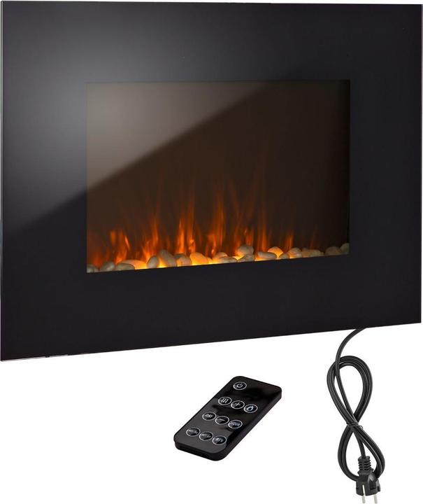Produktbild Dema Wandkamin Elektrokamin Kamin elektrisch mit Heizung und Fernbedienung 1800 W