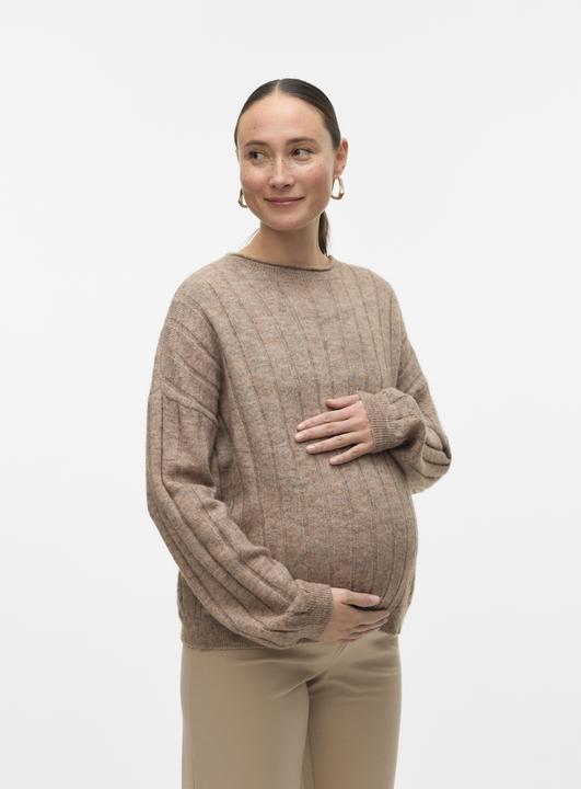 Image du produit Vero Moda Maternity Coupe normale Pull à col rond Haut tricoté (L)
