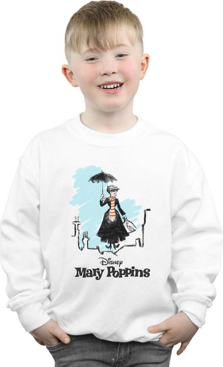 Immagine prodotto Disney Mary Poppins Rooftop Landing Colour Felpa Ragazzi (140, 146)