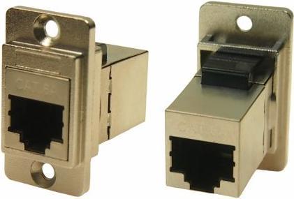 Immagine prodotto Rs Pro Connettore RJ45 Cat.6a, 1 porta a 8 poli, montato a pannello (Accoppiamento di rete)