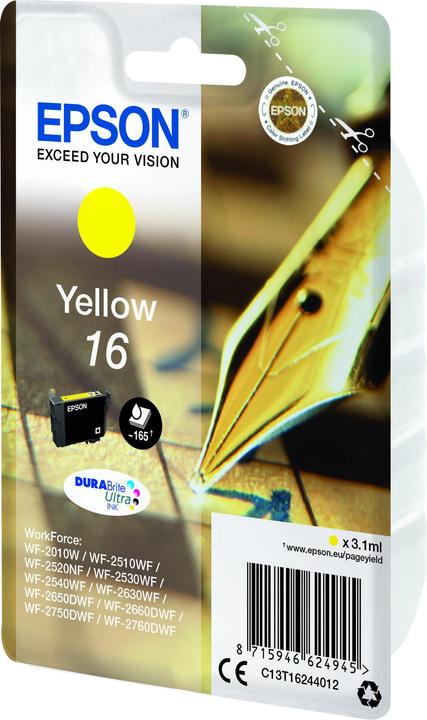 Actual product image Epson 16 DuraBrite Ultra (Y)