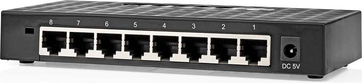 Nedis Commutateur réseau | Vitesse filaire : Gigabit | Nombre de ports Ethernet : 8 (8 Ports)