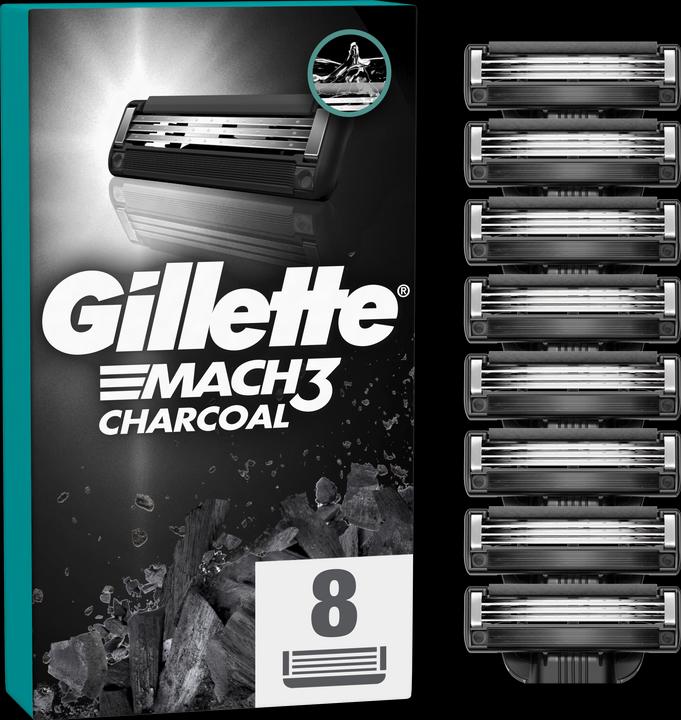 Produktbild Gillette Venus Gillette - Mach3 Charcoal replacement head - Variant: 8 pcs (8 x)