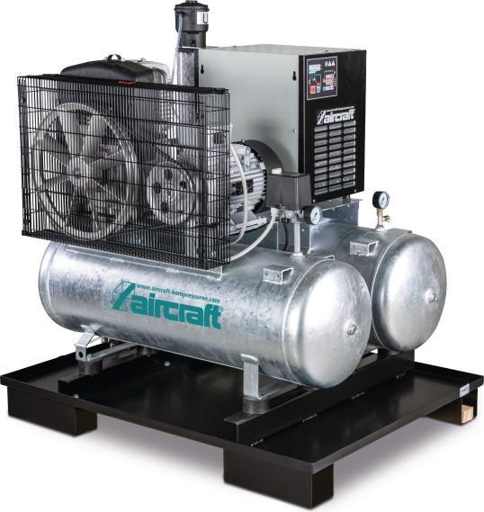 Immagine prodotto Stürmer - AIRPROFI DUO 853/2x100/10 KK - Compressore stazionario a pistoni con 2 serbatoi di aria compressa (10 bar, 200 l)