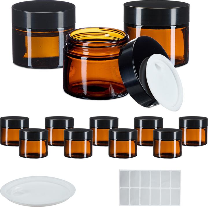 Immagine prodotto Relaxdays Set di barattoli per creme