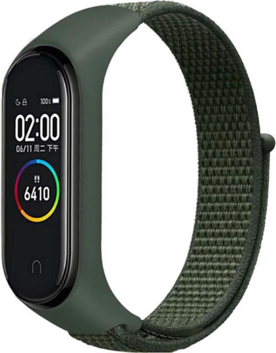 Immagine prodotto Cover-Discount Xiaomi Mi Band - Braccialetto in nylon con velcro verde (Nylon)