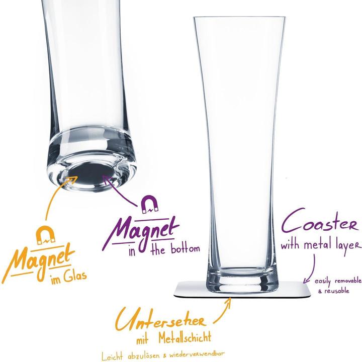 Image du produit Silwy Verres à bière en cristal d'extérieur (lot de 2) (0.33 l, 2 x)