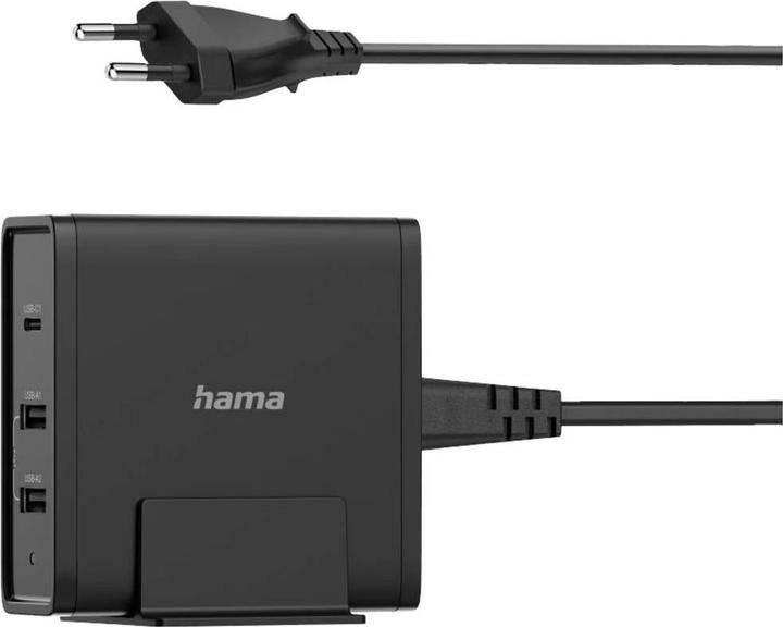 Hama Universeel USB-C laadstation, 3 poorten, Power Delivery (PD), 5-20V/65W (65 W)