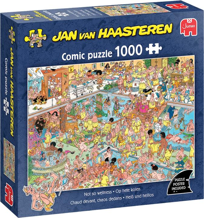 Actual product image Jumbo Jan van Haasteren - Not so wellness (1000 pieces) (1000 pieces)