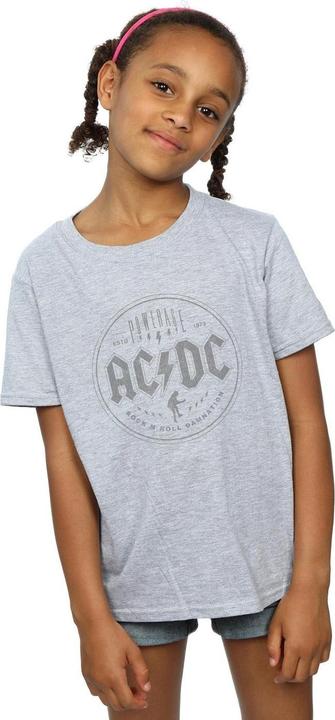 Produktbild AC/DC Mädchen Rock N Roll Damnation TShirt aus schwarzer Baumwolle (128)