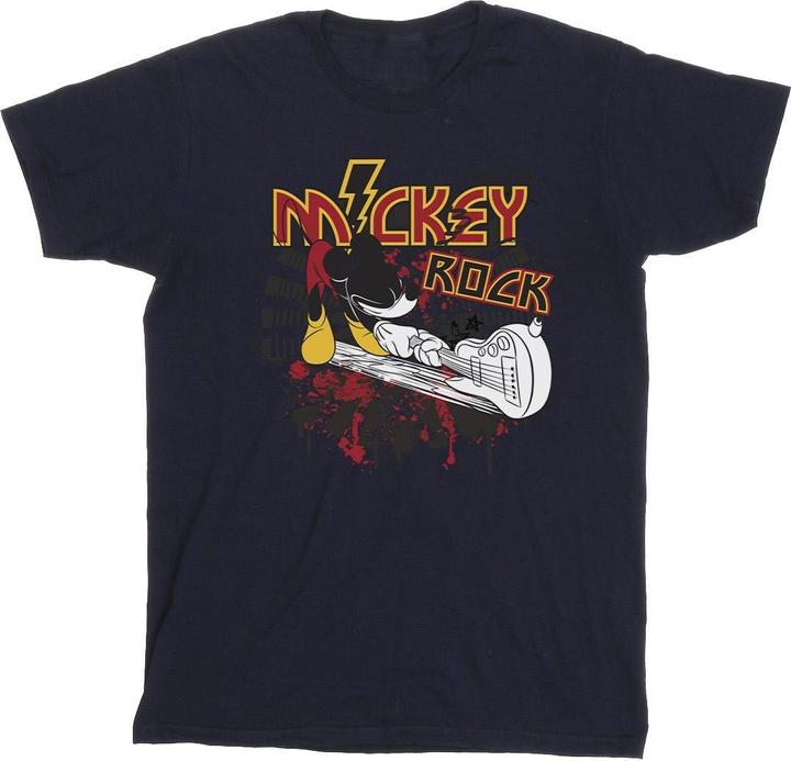 Image du produit Disney - T-shirt MICKEY MOUSE SMASH GUITAR ROCK - Garçon (152, 158)
