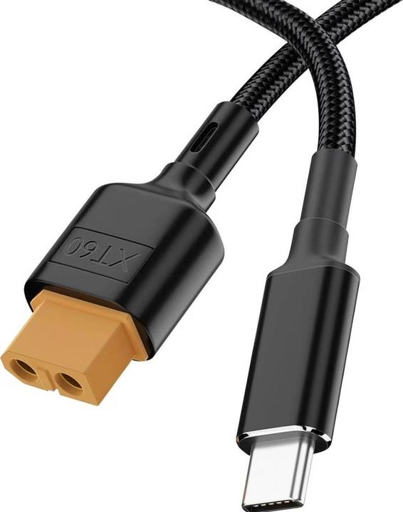 Image du produit PowerGuard XT60 USB-C PD Fast Charge 0.5m 100W 5-20V 5A (100 W)
