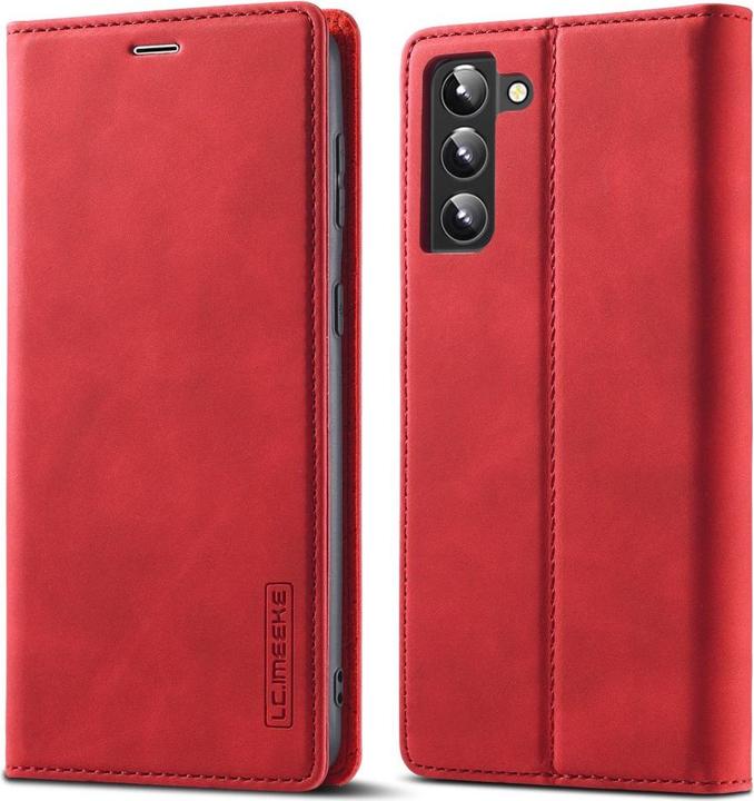 Actual product image Cover-Discount Galaxy S22 - Stand Flip Case Cover red (Samsung Galaxy S22)