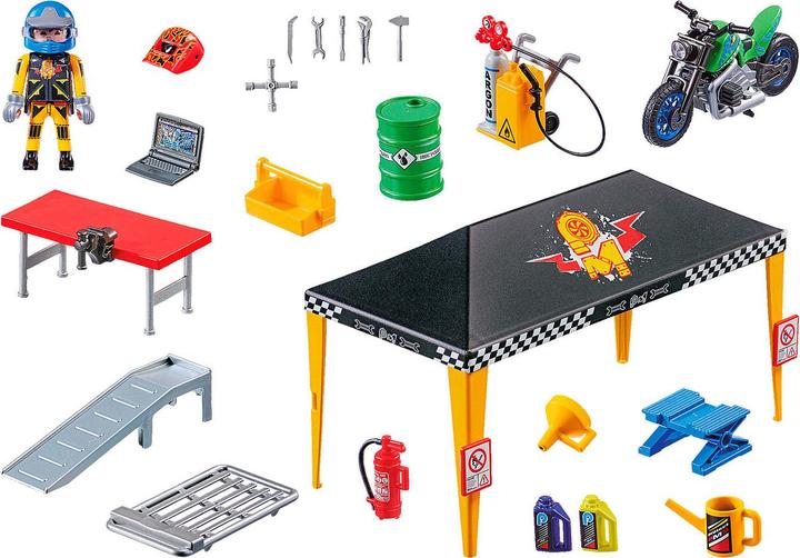 Actual product image Playmobil Stunt show workshop tent (70552, Playmobil stunt show)