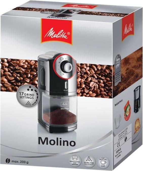 Produktbild Melitta MOLINO Kaffeemühle 1019-02 (CH-Stecker)