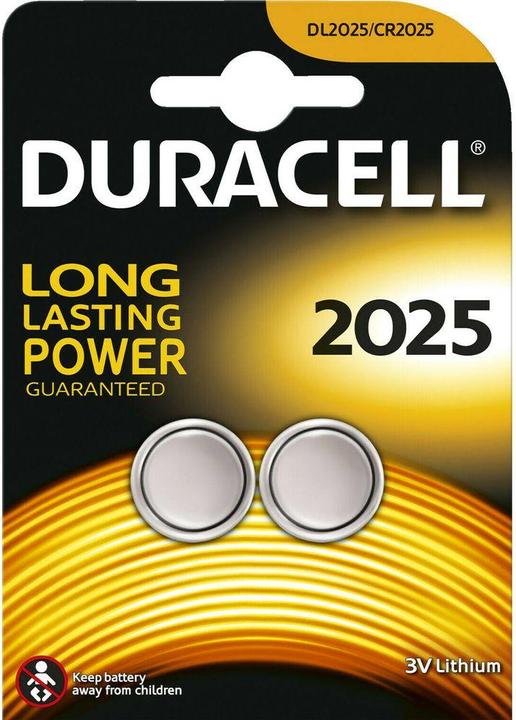 Produktbild Duracell Lithium CR2025 (2 Stk., CR2025, 165 mAh)