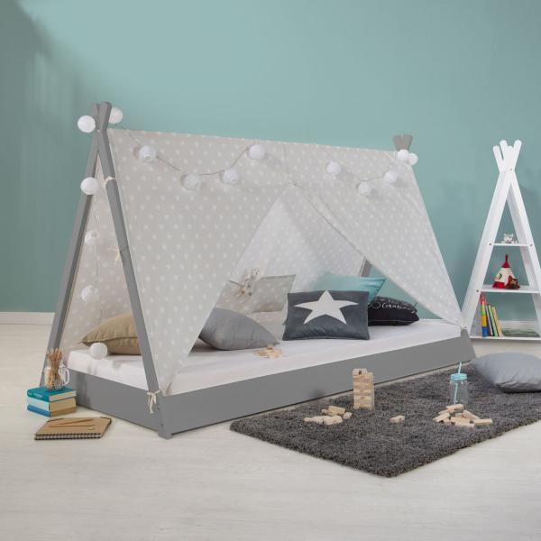 Produktbild Homestyle4u TIPI Kinderbett (90 x 200 cm)