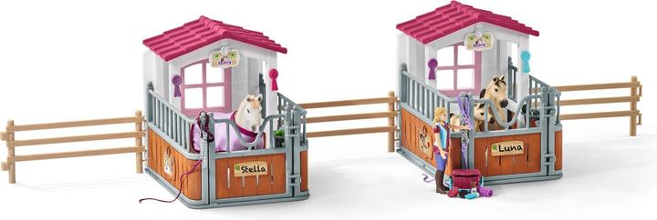 Produktbild Schleich Pferdebox mit arabischen Pferde und Begleiter