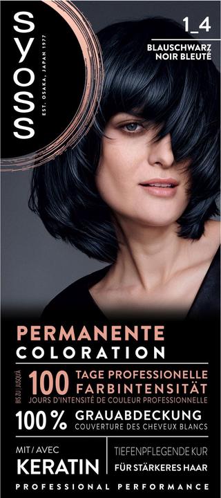 Actual product image Syoss Permanent colouration (1 4 Blue-black)