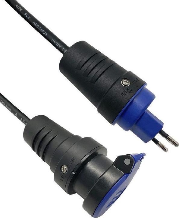 Produktbild Ekström Verlängerungskabel 10m IP55 schwarz (10 m)